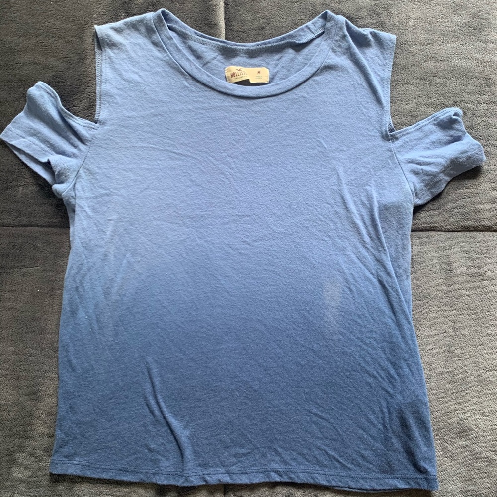 Ombré off shoulder shirt